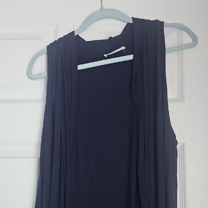 Zenana Navy Blue Tunic Vest